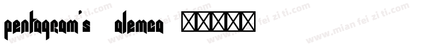 pentagram’s Salemca字体转换